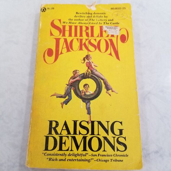 Raising Demons paperback book by Shirley Jackson 1957 vintage - Picture 1 of 8